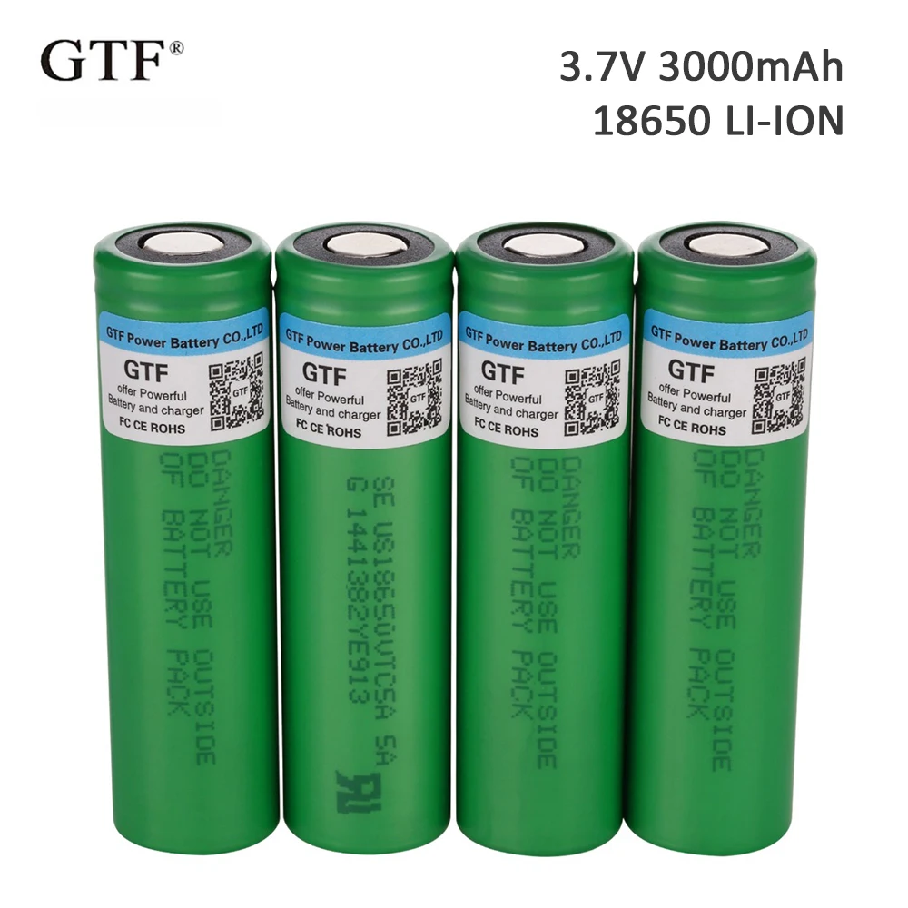 4pcs Original 3.7V 3000Mah 18650 Battery for SONY Rechargeable Lithium Batteries Discharge for E-Cigarette Battery Drop shipping
4pcs Original 3.7V 3000Mah 18650 Battery for SONY Rechargeable Lithium Batteries Discharge for E-Cigarette Battery Drop shipping