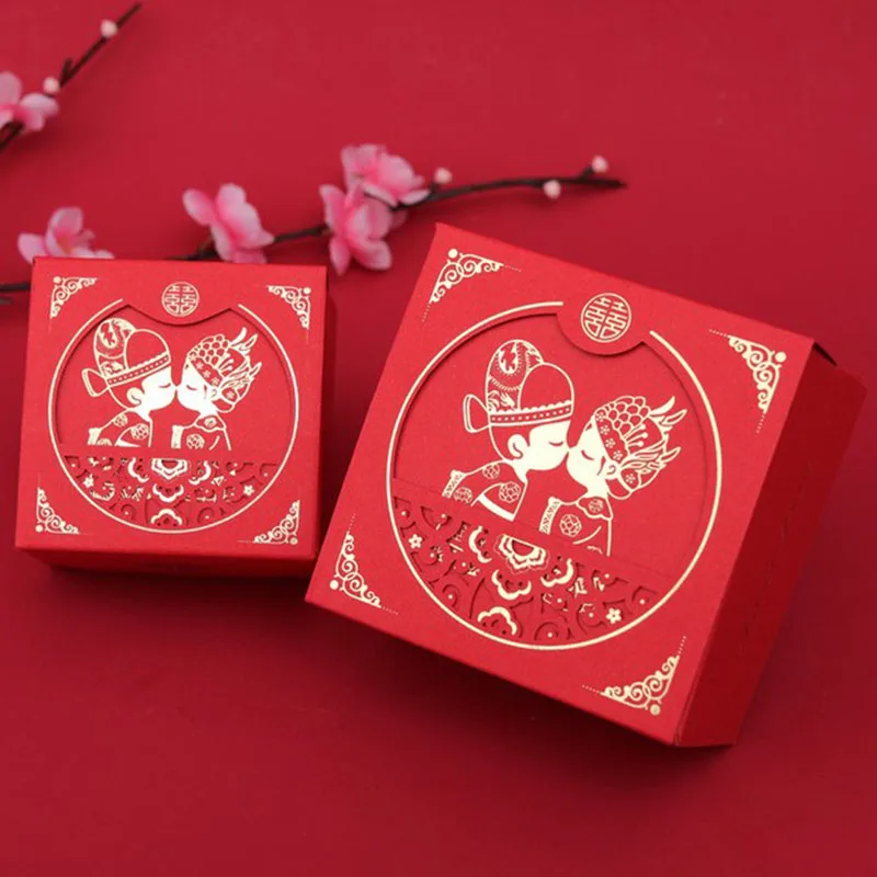 Chinese Asian Style Red Double Happiness Wedding Favors and gifts box package Bride & Groom Wedding party Candy box 50pcs
Chinese Asian Style Red Double Happiness Wedding Favors and gifts box package Bride & Groom Wedding party Candy box 50pcs