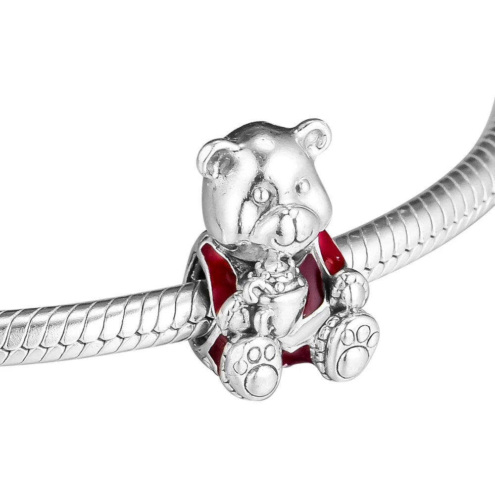Pandulaso Fashion Female Beads Christmas Bear Charm Fits Charms 925 Silver Original Bracelets Woman Beads For Jewelry Making
Pandulaso Fashion Female Beads Christmas Bear Charm Fits Charms 925 Silver Original Bracelets Woman Beads For Jewelry Making
