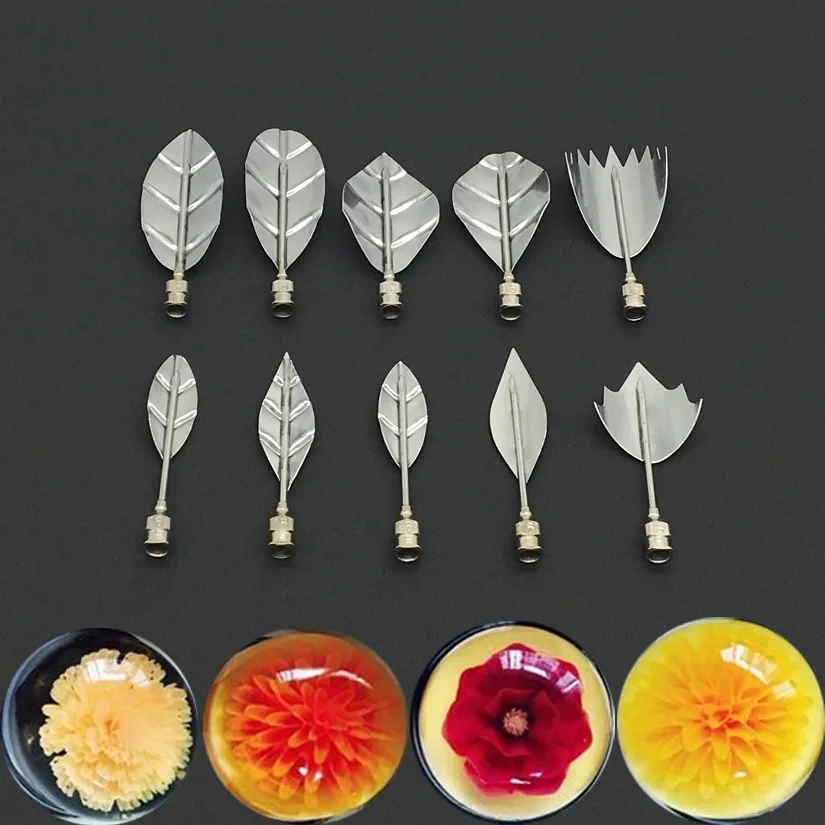 10 Pcs/set Stainless Steel 3 D Gelatine Jelly Art Tools, Fondant Cake Decorating Sugarcraft Tools
10 Pcs/set Stainless Steel 3 D Gelatine Jelly Art Tools, Fondant Cake Decorating Sugarcraft Tools