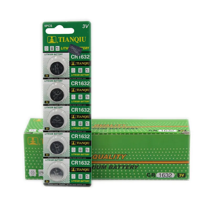 5pcs/pack CR1632 Button Batteries LM1632 BR1632 ECR1632 Coin Lithium Battery 3V CR 1632 for Car Remote Control Electric Alarm
5pcs/pack CR1632 Button Batteries LM1632 BR1632 ECR1632 Coin Lithium Battery 3V CR 1632 for Car Remote Control Electric Alarm