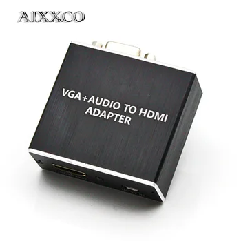 AIXXCO 1080P VGA to HDMI Adapter Converter with 3.5mm Audio AV Converter HDTV Video Cable VGA2HDMI Adapter for HDTV TV PC
AIXXCO 1080P VGA to HDMI Adapter Converter with 3.5mm Audio AV Converter HDTV Video Cable VGA2HDMI Adapter for HDTV TV PC