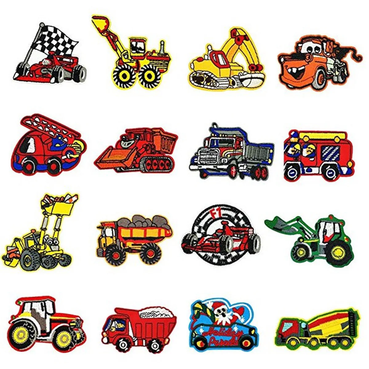 Cartoon Car Badges Embroidered Iron on Patch Cute Truck Emblems Children DIY Repair Hat Bag Pants Clothes Sewing Decorations
Cartoon Car Badges Embroidered Iron on Patch Cute Truck Emblems Children DIY Repair Hat Bag Pants Clothes Sewing Decorations