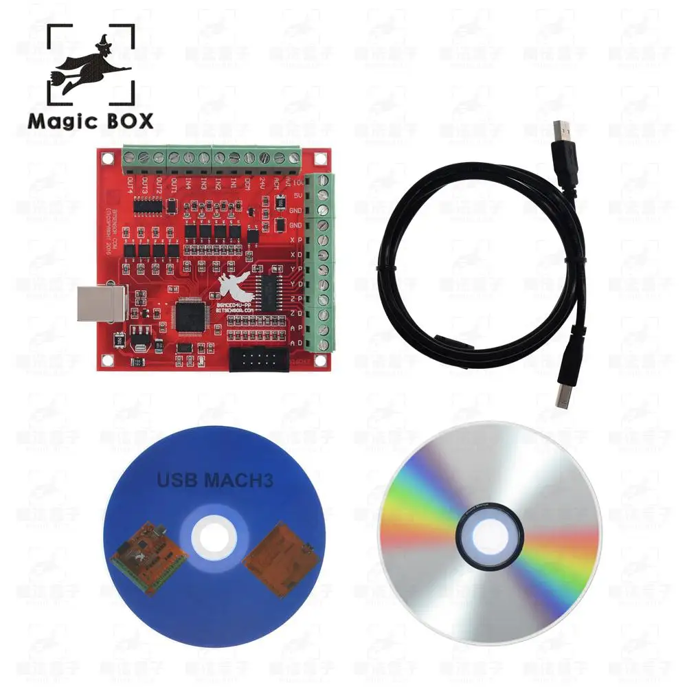 CNC USB MACH3 100Khz Breakout Board 4 Axis Interface Driver Motion Controller R08 3D Printer Parts
CNC USB MACH3 100Khz Breakout Board 4 Axis Interface Driver Motion Controller R08 3D Printer Parts