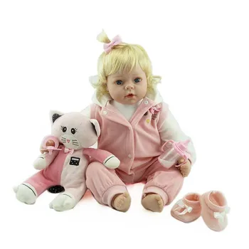 55cm Hot sale cheap dollar Victoria adora Lifelike newborn Baby kid toy cute girl silicone reborn baby dolls
55cm Hot sale cheap dollar Victoria adora Lifelike newborn Baby kid toy cute girl silicone reborn baby dolls