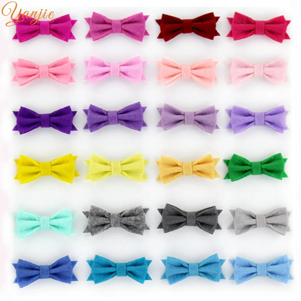 60pcs/lot 2" Tiny Solid Felt Bow For Girls And Kids 2019 DIY Hair Accessories Hair Bow Hair Clips Children Headband Headwear
60pcs/lot 2" Tiny Solid Felt Bow For Girls And Kids 2019 DIY Hair Accessories Hair Bow Hair Clips Children Headband Headwear