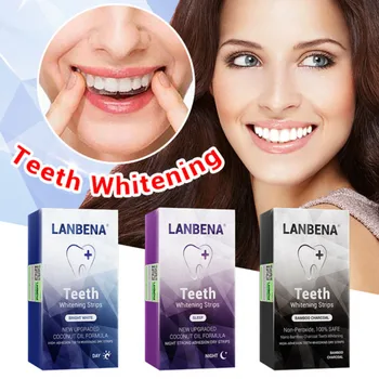 LANBENA Teeth Whitening Strips Oral Hygiene Teeth Veneers White Strips Removes Plaque Stains Tooth Bleaching Dental Tools 7 Pair
LANBENA Teeth Whitening Strips Oral Hygiene Teeth Veneers White Strips Removes Plaque Stains Tooth Bleaching Dental Tools 7 Pair