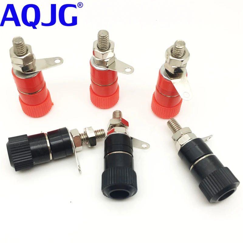 100PCS/LOT Terminal Blocks JS-910B 4mm Amplifier Terminal Connector Binding Post Banana Plug Jack Mount 50 Black 50 Red AQJG
100PCS/LOT Terminal Blocks JS-910B 4mm Amplifier Terminal Connector Binding Post Banana Plug Jack Mount 50 Black 50 Red AQJG