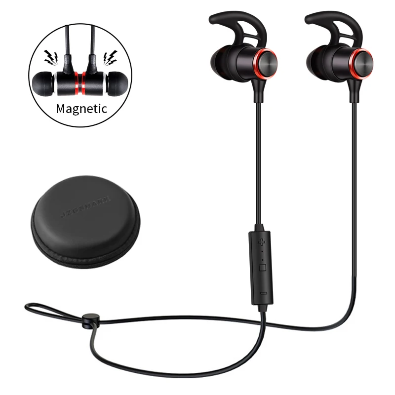 JEELOCK In Ear Bluetooth 5.0 Extra Bass Magnetic Absorption Design Sport Earphone with Microphone for Computer PC Gaming Headset
JEELOCK In Ear Bluetooth 5.0 Extra Bass Magnetic Absorption Design Sport Earphone with Microphone for Computer PC Gaming Headset
