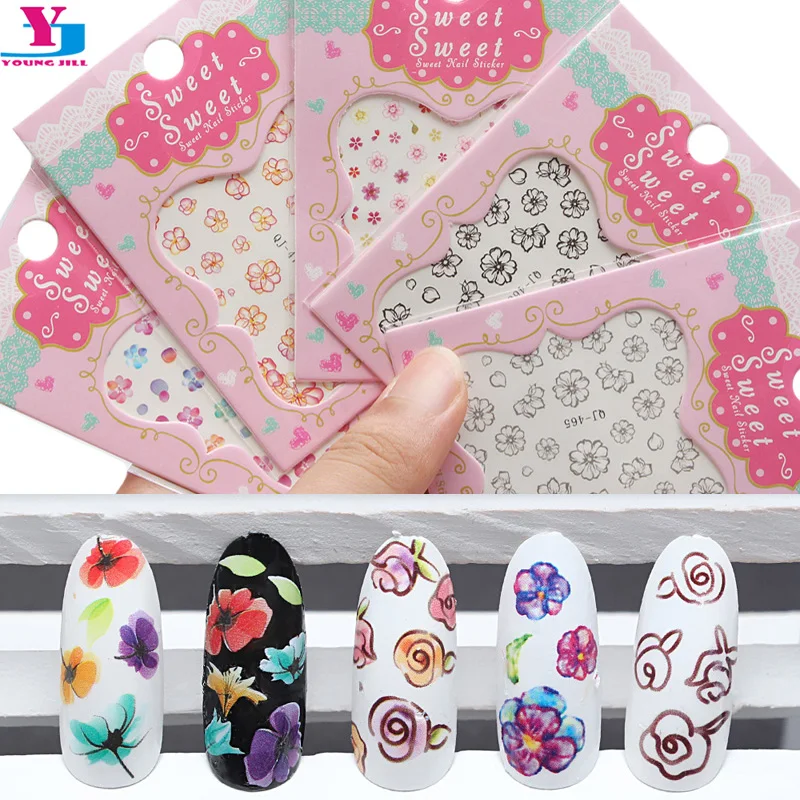 5 sheets Water Transfer Nail Stickers Plastic Flowers Women Design Art Tips Wraps Foil DIY Gel Polish Manicure Decoration Tools
5 sheets Water Transfer Nail Stickers Plastic Flowers Women Design Art Tips Wraps Foil DIY Gel Polish Manicure Decoration Tools