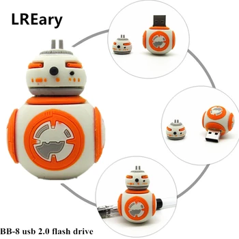 Cute Star wars bb-8 usb flash drive disk mini BB8 robot computer gift memory stick pendrive 4g 8g 16g 32g Pen drive personalized
Cute Star wars bb-8 usb flash drive disk mini BB8 robot computer gift memory stick pendrive 4g 8g 16g 32g Pen drive personalized