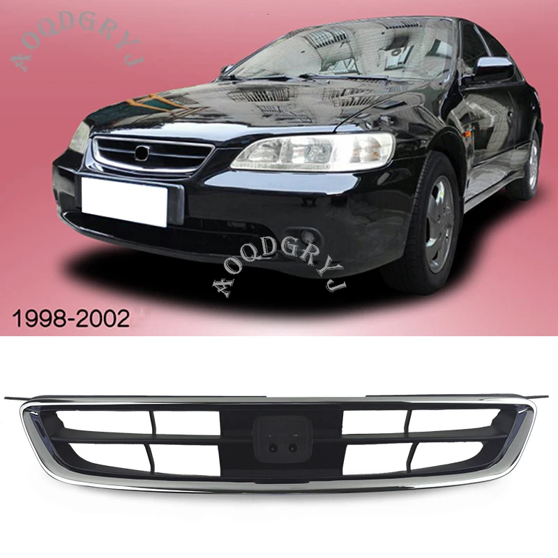 ABS Chromed Front bumper grill grille 1PCS For Honda Accord 2.0L 2.3L 1998-2002 Car accessories
ABS Chromed Front bumper grill grille 1PCS For Honda Accord 2.0L 2.3L 1998-2002 Car accessories