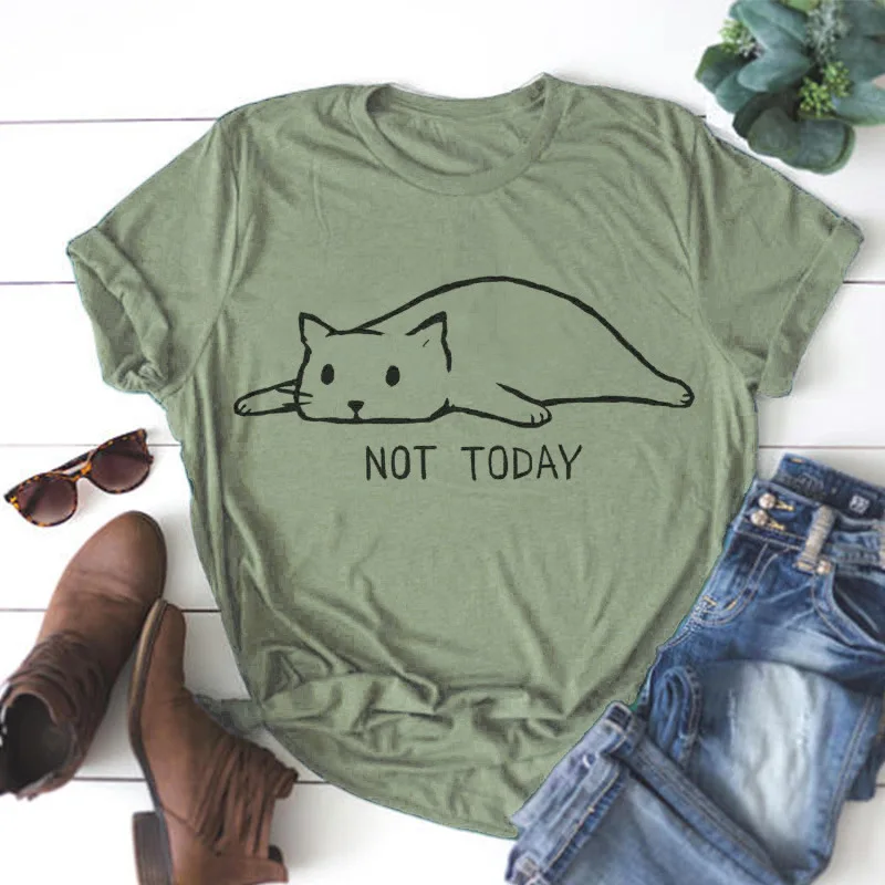 Zuolunouba Summer T Shirt Women Fashion Loose Cotton Harajuku Casual Fun T-shirt Lady Lovely Lazy Cat Print Tees Tops Plus Size
Zuolunouba Summer T Shirt Women Fashion Loose Cotton Harajuku Casual Fun T-shirt Lady Lovely Lazy Cat Print Tees Tops Plus Size