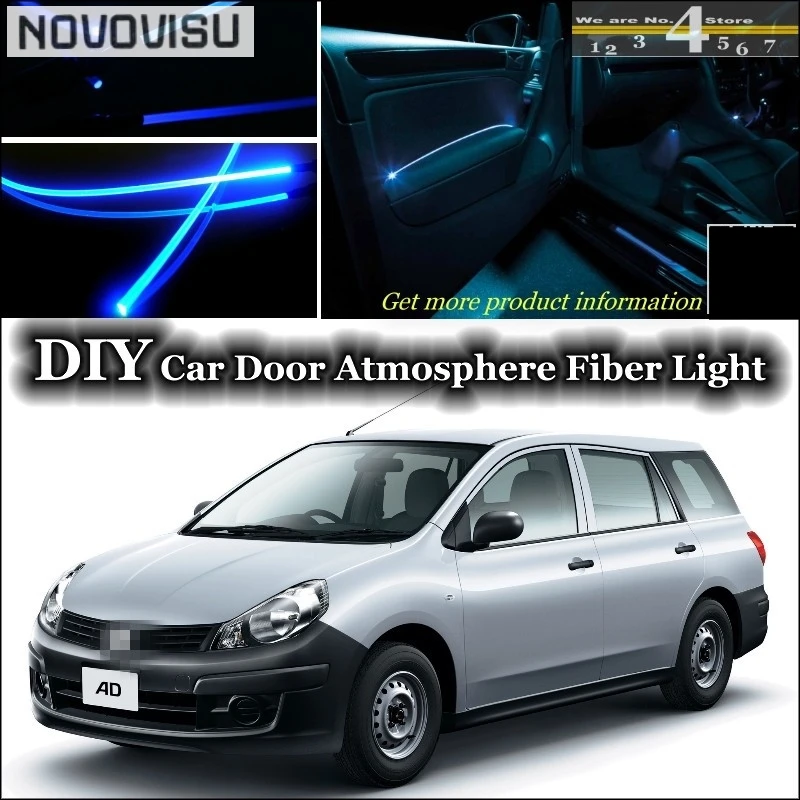 NOVOVISU For Nissan AD Van Y12 interior Ambient Light Tuning Atmosphere Fiber Optic Band Lights Inside Door Panel illumination
NOVOVISU For Nissan AD Van Y12 interior Ambient Light Tuning Atmosphere Fiber Optic Band Lights Inside Door Panel illumination