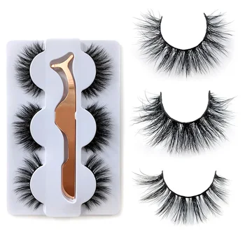 NEW 3 Styles Fluffy Mink Eyelashes 100% Siberian 3D Mink Fake Lashes Cruelty-Free False Lashes Pack with EyeLash Tweezers
NEW 3 Styles Fluffy Mink Eyelashes 100% Siberian 3D Mink Fake Lashes Cruelty-Free False Lashes Pack with EyeLash Tweezers