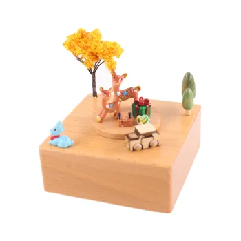 DIY Solid Wooden Music Box Musical Box Puzzle Jigsaw Home Decoration Kids Gift Model Building Kit- Sika Deer Gift
DIY Solid Wooden Music Box Musical Box Puzzle Jigsaw Home Decoration Kids Gift Model Building Kit- Sika Deer Gift