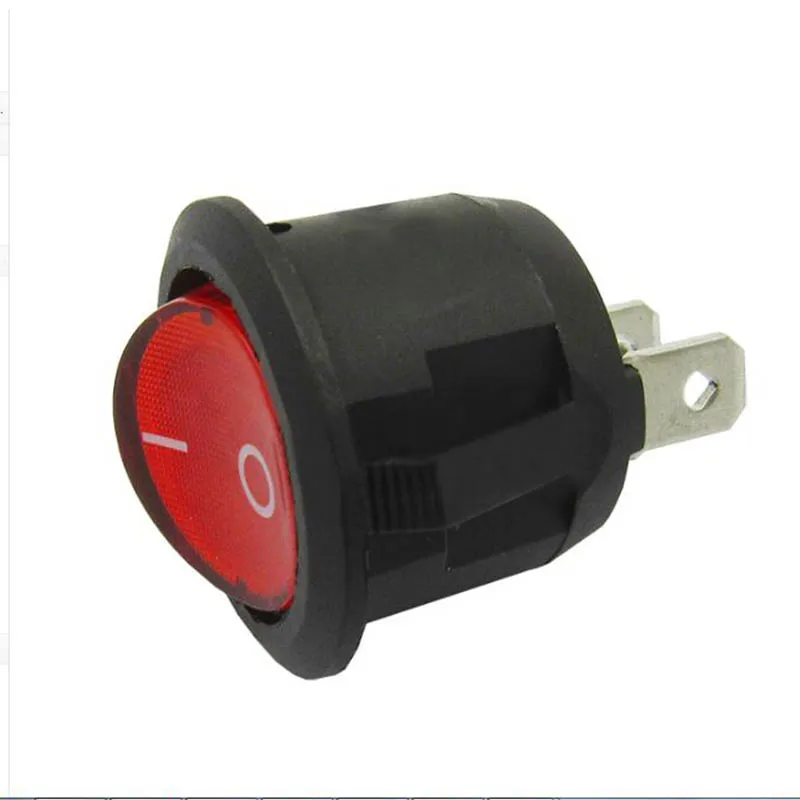 20pcs Round rocker switch red rocker on-off switch 2 pins 6A 250V switch for cars electric accessories
20pcs Round rocker switch red rocker on-off switch 2 pins 6A 250V switch for cars electric accessories