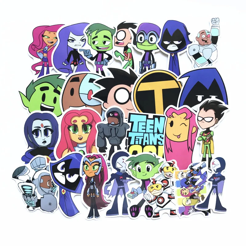 26PCS Trolley Sticker repeat personality teen Titans attacks graffiti Creative cartoon suitcase stickers for children
26PCS Trolley Sticker repeat personality teen Titans attacks graffiti Creative cartoon suitcase stickers for children