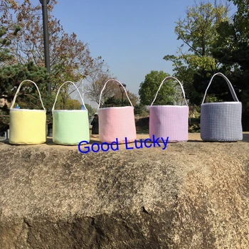 200pcs/lot Wholesale New Arrival Latest Fashion Factory Supplier In Stock Kid's Easter Basket Seersucker Easter Bucket Tote Bags
200pcs/lot Wholesale New Arrival Latest Fashion Factory Supplier In Stock Kid's Easter Basket Seersucker Easter Bucket Tote Bags