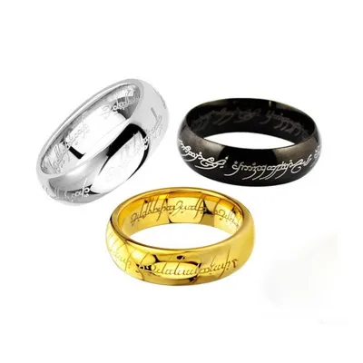 2019 Magic Letter The Lord of One Ring Black Silver Gold Titanium Stainless Steel Ring for Men Women senhor dos aneis R108
2019 Magic Letter The Lord of One Ring Black Silver Gold Titanium Stainless Steel Ring for Men Women senhor dos aneis R108