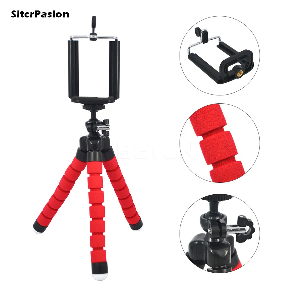 SltcrPasion DIY Flexible Tripe Video Digital Camera Tripod Stand Phone Mini Tripod with Holder for Gopro for Xiaomi-with Package
SltcrPasion DIY Flexible Tripe Video Digital Camera Tripod Stand Phone Mini Tripod with Holder for Gopro for Xiaomi-with Package