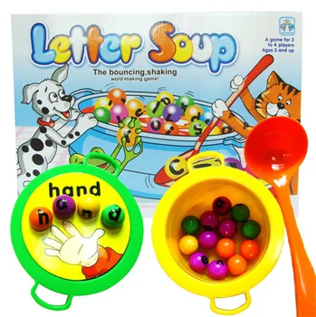 Creative Cross word Game Spell English Vitality Letter Soup Tableware Puzzle Electric Toy Party game
Creative Cross word Game Spell English Vitality Letter Soup Tableware Puzzle Electric Toy Party game