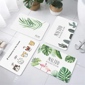 Diatomite Bath Mat Anti-Slip Absorb Dry Bathroom Turtle Leaf Flamingo Cartoon High Efficiency Water Absorption Mat Bathroom Pads
Diatomite Bath Mat Anti-Slip Absorb Dry Bathroom Turtle Leaf Flamingo Cartoon High Efficiency Water Absorption Mat Bathroom Pads