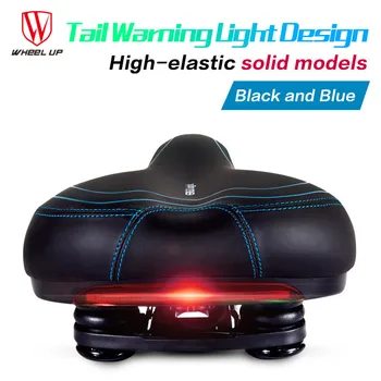 WHEEL UP 2016 Wide Men Thick Pad Bike Bicycle Saddle PVC Leather Soft Road mountain Bike Seats Cycling Parts With Taillights
WHEEL UP 2016 Wide Men Thick Pad Bike Bicycle Saddle PVC Leather Soft Road mountain Bike Seats Cycling Parts With Taillights