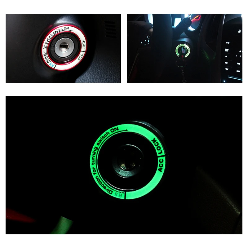 2018 Luminous Alloy Car Ignition Switch Cover Auto Car Accessories Stickers for t-o-yota for Hyundai for corolla for Lei Ling
2018 Luminous Alloy Car Ignition Switch Cover Auto Car Accessories Stickers for t-o-yota for Hyundai for corolla for Lei Ling