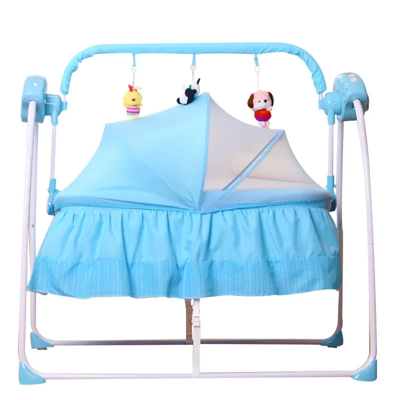 Baby Electric Cradle Bed Newborn Sleeping Rocking Bed Automatic Intelligent Multiple Portable Baby Crib Foldable with Netting
Baby Electric Cradle Bed Newborn Sleeping Rocking Bed Automatic Intelligent Multiple Portable Baby Crib Foldable with Netting