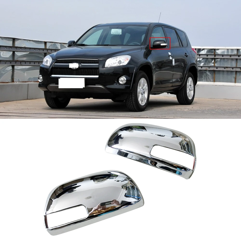 CAPQX 2PCS For TOYOTA RAV4 2009-2012 ABS chrome Outside Rearview Mirror Trim Cover Rear View Mirror protect Shell hood Housing
CAPQX 2PCS For TOYOTA RAV4 2009-2012 ABS chrome Outside Rearview Mirror Trim Cover Rear View Mirror protect Shell hood Housing