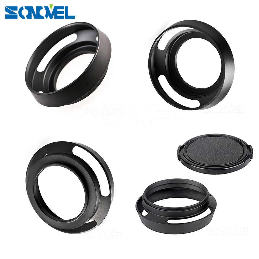 Metal Lens Hood 37/39/40.5/43/46mm Screw-in Lente Protect + Lens Cap For Leica Canon Nikon Sony Olympus DLSR
Metal Lens Hood 37/39/40.5/43/46mm Screw-in Lente Protect + Lens Cap For Leica Canon Nikon Sony Olympus DLSR