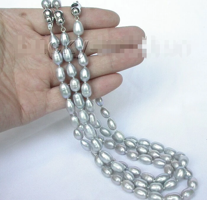 FREE SHIPPING>@@> wholesale 3 pcs 16" 12mm rice Gray freshwater pearls necklace j7919 ^^^@^Noble style Natural Fine jewe &
FREE SHIPPING>@@> wholesale 3 pcs 16" 12mm rice Gray freshwater pearls necklace j7919 ^^^@^Noble style Natural Fine jewe &