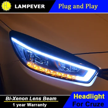 HLC Car Headlamp For CHEVROLET CRUZE headlights 2015 2016 LED head lamp Bright Led Bar DRL front light Bi-Xenon Lens xenon HID
HLC Car Headlamp For CHEVROLET CRUZE headlights 2015 2016 LED head lamp Bright Led Bar DRL front light Bi-Xenon Lens xenon HID