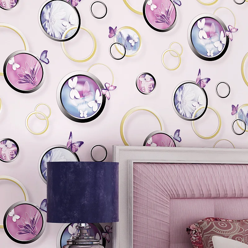 beibehang papel de parede3d stereo circle non - woven wallpaper warm wedding room bedroom living room sofa background wallpaper
beibehang papel de parede3d stereo circle non - woven wallpaper warm wedding room bedroom living room sofa background wallpaper