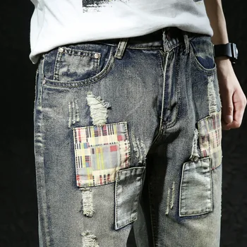 Fashion Casual Men Baggy Jean Shorts Torn Pockets Punk Denim Shorts Men Motocycl Kanye West Knee Length Jeans Masculino
Fashion Casual Men Baggy Jean Shorts Torn Pockets Punk Denim Shorts Men Motocycl Kanye West Knee Length Jeans Masculino