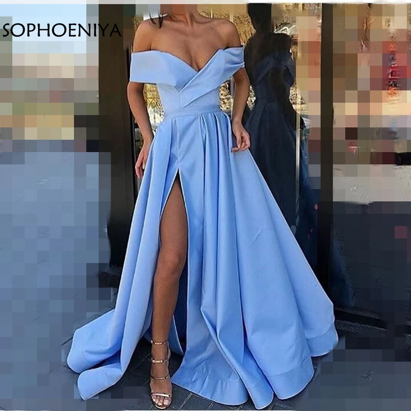 New Arrival Satin Blue Formal Evening dress Long 2019 Vintage A-Line Prom dress party Avondjurk robe soiree dubai
New Arrival Satin Blue Formal Evening dress Long 2019 Vintage A-Line Prom dress party Avondjurk robe soiree dubai