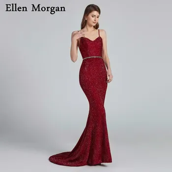 Sexy Burgundy Mermaid Evening Dresses 2019 Sale Robe De Soiree Straps Lace up Long Celebrity Red Carpet Formal Prom Party Gowns
Sexy Burgundy Mermaid Evening Dresses 2019 Sale Robe De Soiree Straps Lace up Long Celebrity Red Carpet Formal Prom Party Gowns