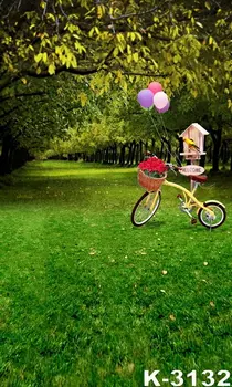 Vinyl Studio Background 5ftx7ft Outdoor Digital Backdrops Cute Bicycle Green Grasses & Trees Spring Nature Scenery Photo Studio
Vinyl Studio Background 5ftx7ft Outdoor Digital Backdrops Cute Bicycle Green Grasses & Trees Spring Nature Scenery Photo Studio