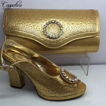 Capputine Latest Decoration With Rhinestone Shoes And Matching Bag Set For Dress Elegant Ladies Shoes And Bag Set 6Colors BL285C
Capputine Latest Decoration With Rhinestone Shoes And Matching Bag Set For Dress Elegant Ladies Shoes And Bag Set 6Colors BL285C