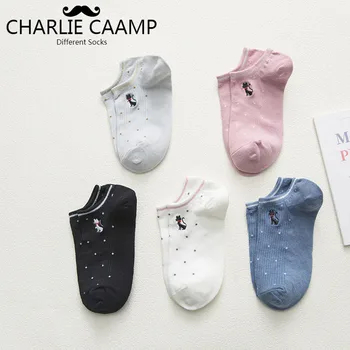 5Pieces/lot Women Socks Spring Summer New Cotton Boat Socks Cartoon Animal Embroidery Ladies Dot Cute Cat Breathable Socks S239
5Pieces/lot Women Socks Spring Summer New Cotton Boat Socks Cartoon Animal Embroidery Ladies Dot Cute Cat Breathable Socks S239