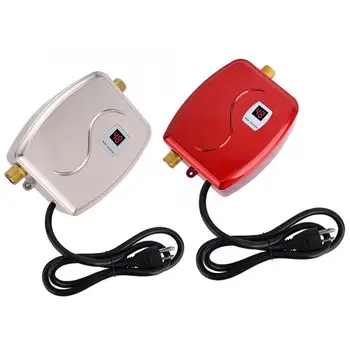 110V/220V Mini Electric Tankless Instant Hot Water Heater Faucet Heating Thermostat Intelligent Energy Saving Waterproof
110V/220V Mini Electric Tankless Instant Hot Water Heater Faucet Heating Thermostat Intelligent Energy Saving Waterproof