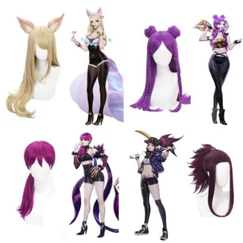 Game LOL League of Legends Ahri Akali Evelynn Kaisa Cosplay Wig KDA Costume Drop Shipping
Game LOL League of Legends Ahri Akali Evelynn Kaisa Cosplay Wig KDA Costume Drop Shipping