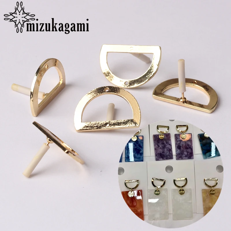 Zinc Alloy Golden Hollow Semicircle Geometric Earrings Base Connectors 6pcs/lot For DIY Drop Earrings Jewelry Making Accessories
Zinc Alloy Golden Hollow Semicircle Geometric Earrings Base Connectors 6pcs/lot For DIY Drop Earrings Jewelry Making Accessories