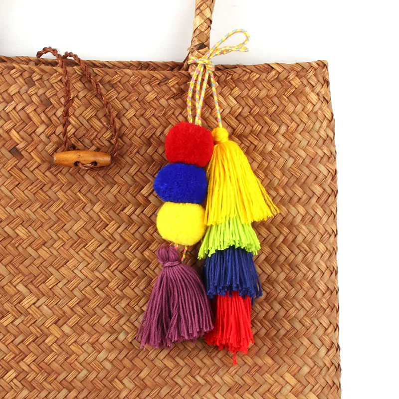 red ball yellow tassel
