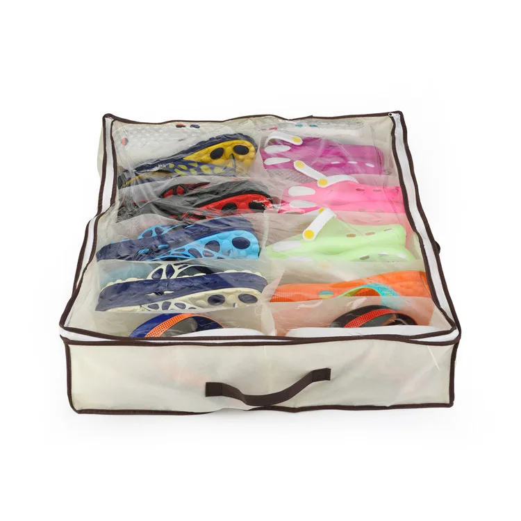 High quality Home New Non-Woven Fabric dustproof 12 Pair Shoes Storage Organizer Holder Shoe Organizer Bag Box Under Bed Closet
High quality Home New Non-Woven Fabric dustproof 12 Pair Shoes Storage Organizer Holder Shoe Organizer Bag Box Under Bed Closet