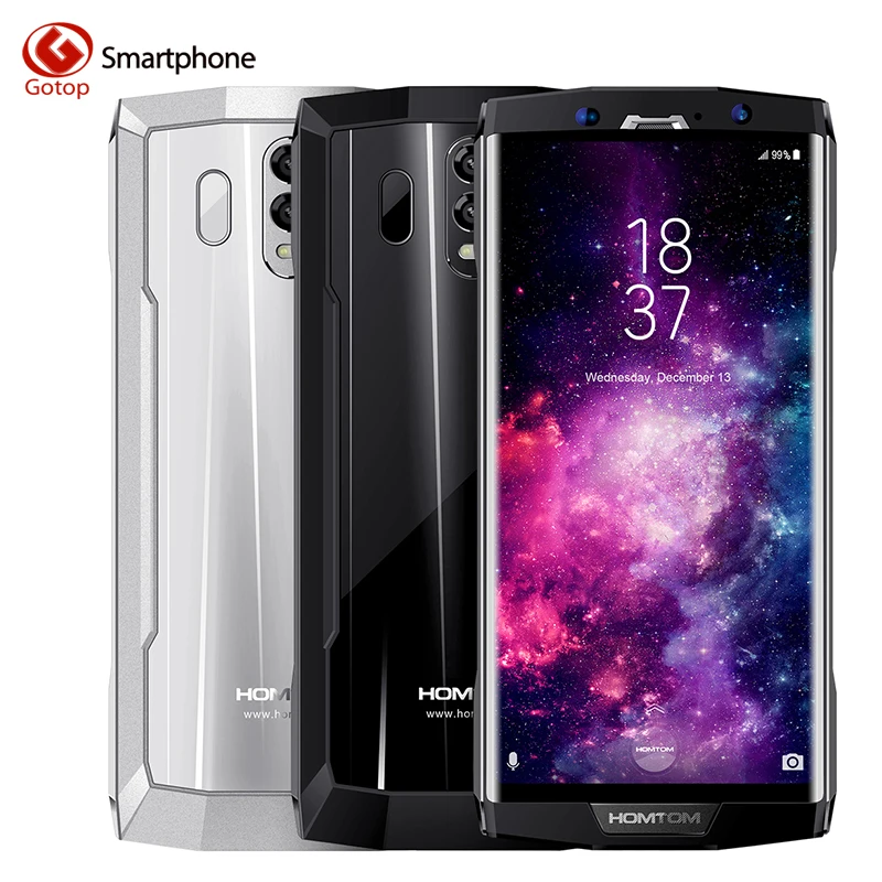 

Homtom HT70 MTK6750T Octa Core 6.0"HD+ 18:9 Screen Smartphone 4GB RAM 64GB ROM 10000mAh 4G 16MP+5MP Dual Back Cam Mobile Phone