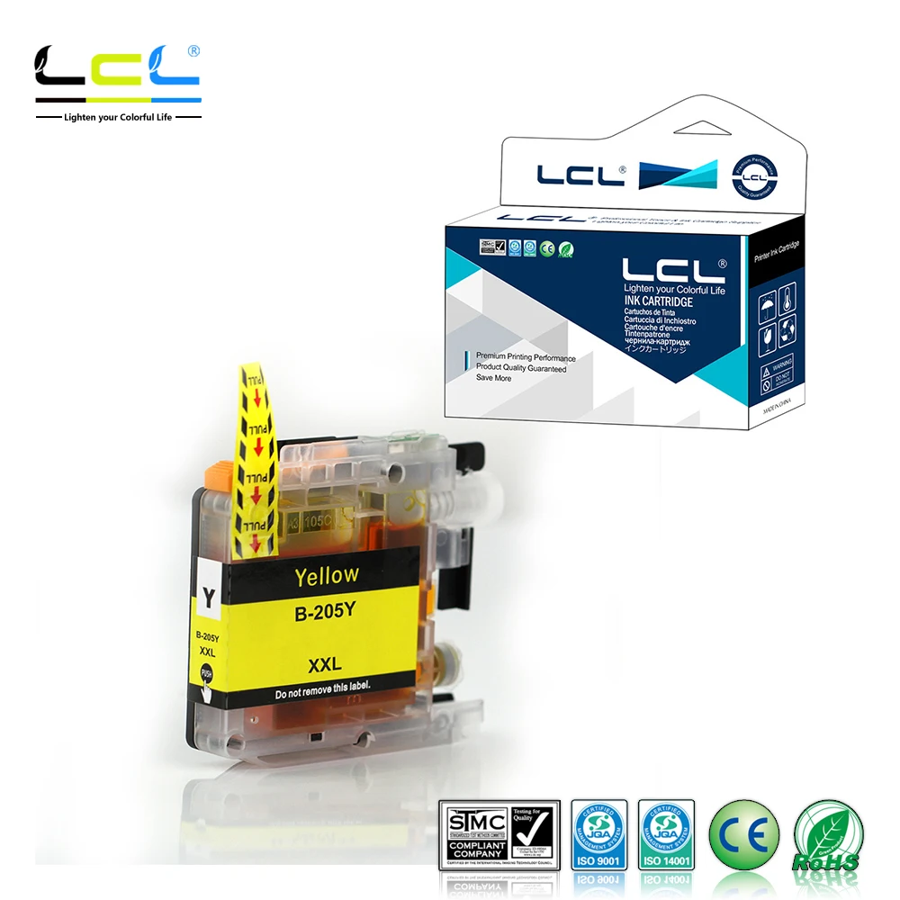 LCL LC205 LC2053PKS LC205C LC205M LC205Y XXL (1-Pack C/M/Y) Ink Cartridge Compatible for Brother MFC-J4320DW/J4420DW/J4620DW
LCL LC205 LC2053PKS LC205C LC205M LC205Y XXL (1-Pack C/M/Y) Ink Cartridge Compatible for Brother MFC-J4320DW/J4420DW/J4620DW