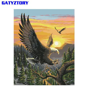 GATYZTORY Frameless Picture Sunset Eagle DIY Painting By Numbers Animals Acrylic Paint On Canvas Handpainted For Home Decor
GATYZTORY Frameless Picture Sunset Eagle DIY Painting By Numbers Animals Acrylic Paint On Canvas Handpainted For Home Decor