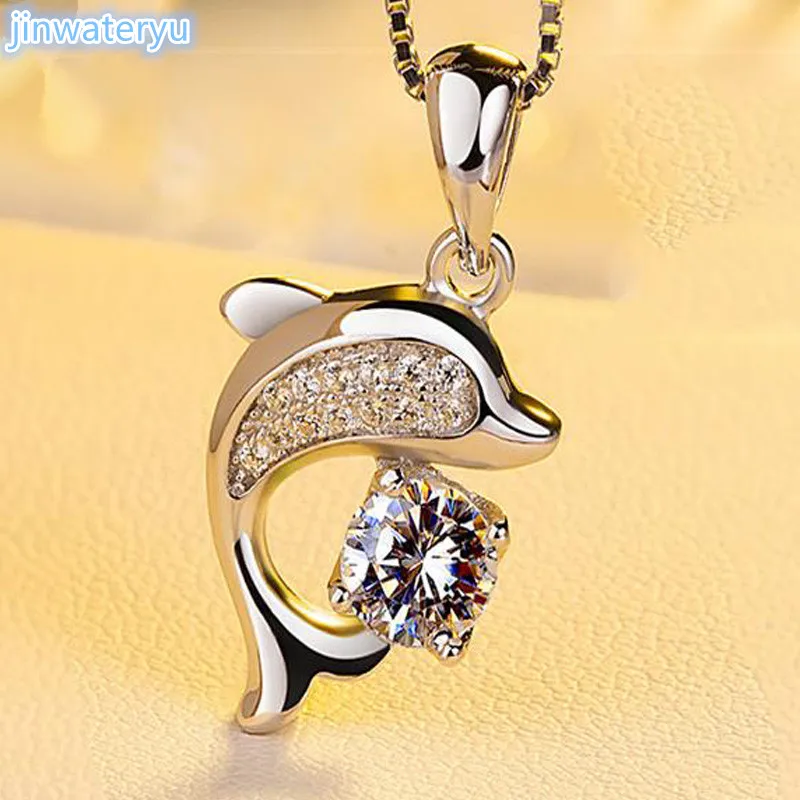 Dolphin pendant 925 sterling silver pendants for women girls gift cubic zircon silver pendants classic cute pendant
Dolphin pendant 925 sterling silver pendants for women girls gift cubic zircon silver pendants classic cute pendant